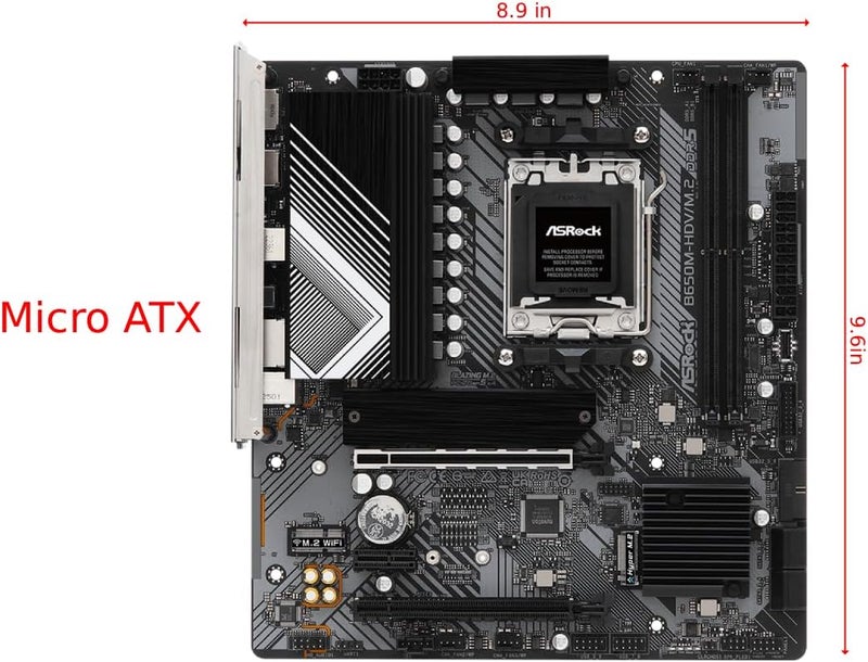 ASRock B650M-HDV/M.2 يدعم معالجات AMD Socket AM5 Ryzen 7000 Series - Image 2